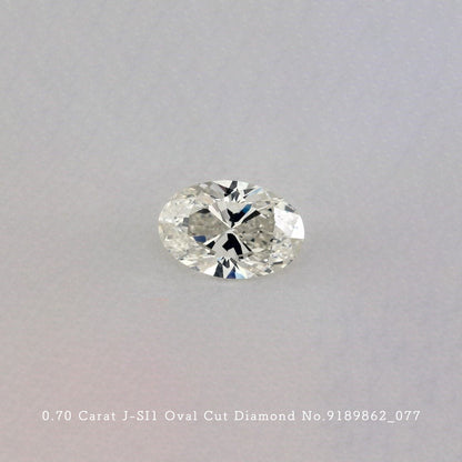 0.70 Carat J-SI1 Oval Cut Diamond [9189862_077]