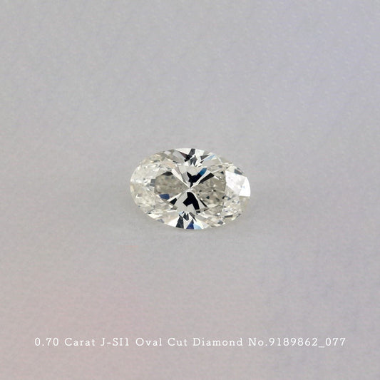 0.70 Carat J-SI1 Oval Cut Diamond [9189862_077]