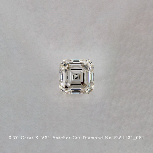 0.70 Carat K-VS1 Asscher Cut Diamond [9261121_081]
