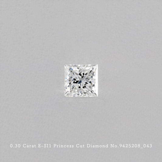 0.30 Carat E-SI1 Princess Cut Diamond [9425208_043]