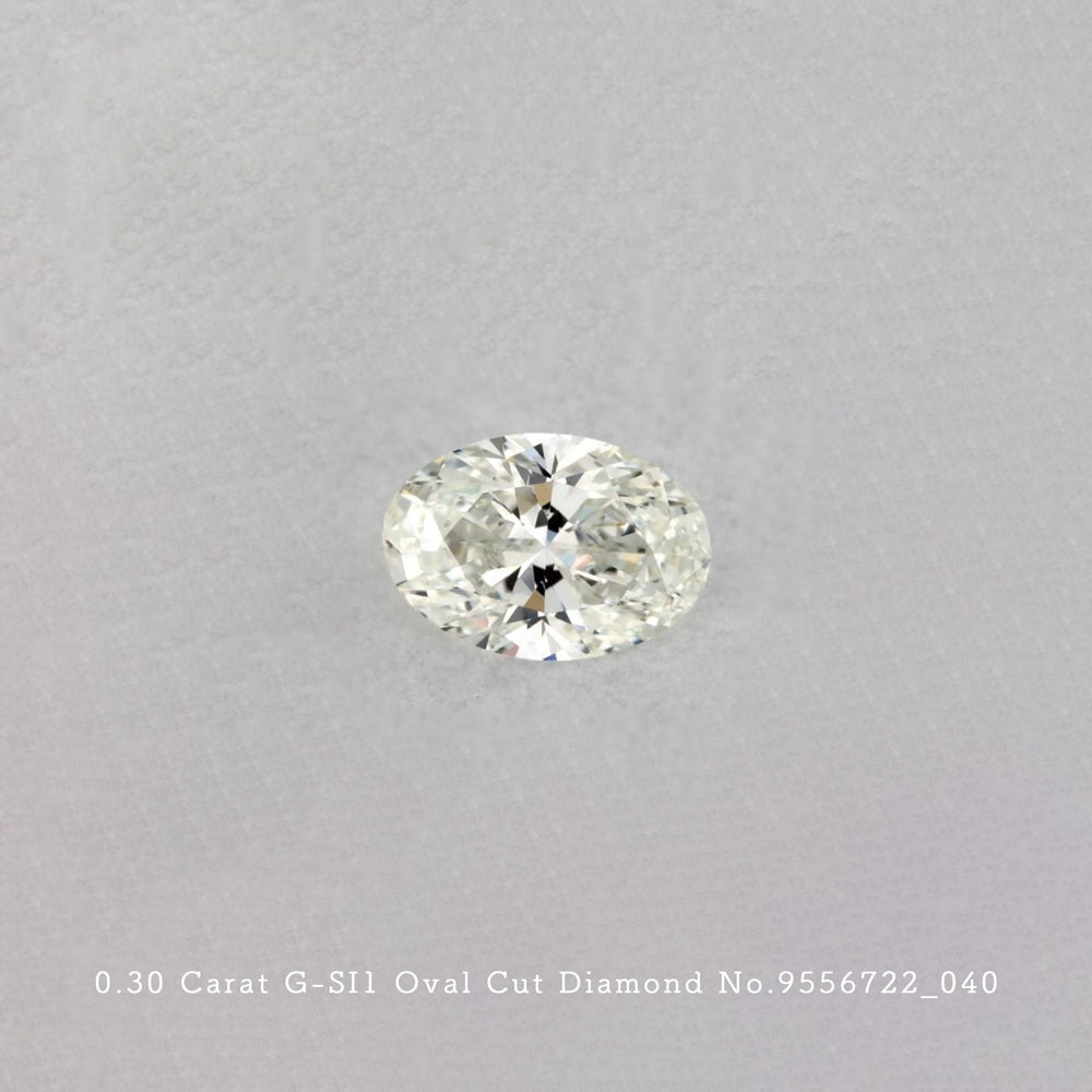 0.30 Carat G-SI1 Oval Cut Diamond [9556722_040]