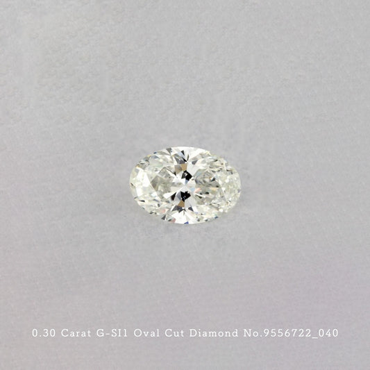 0.30 Carat G-SI1 Oval Cut Diamond [9556722_040]