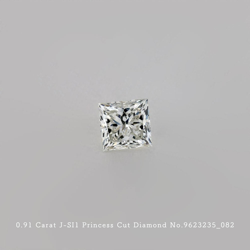 0.91 Carat J-SI1 Princess Cut Diamond [9623235_082]