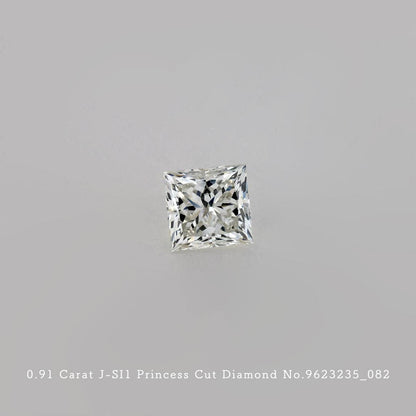 0.91 Carat J-SI1 Princess Cut Diamond [9623235_082]