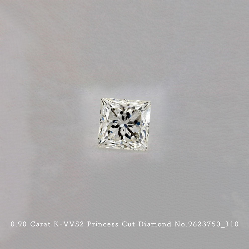 0.90 Carat K-VVS2 Princess Cut Diamond [9623750_011]