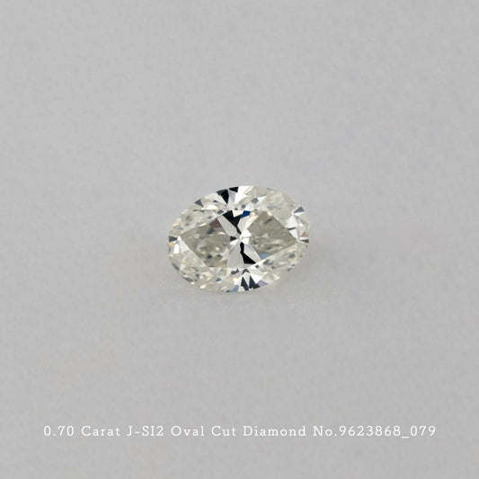 0.70 Carat J-SI2 Oval Cut Diamond [9623868_079]