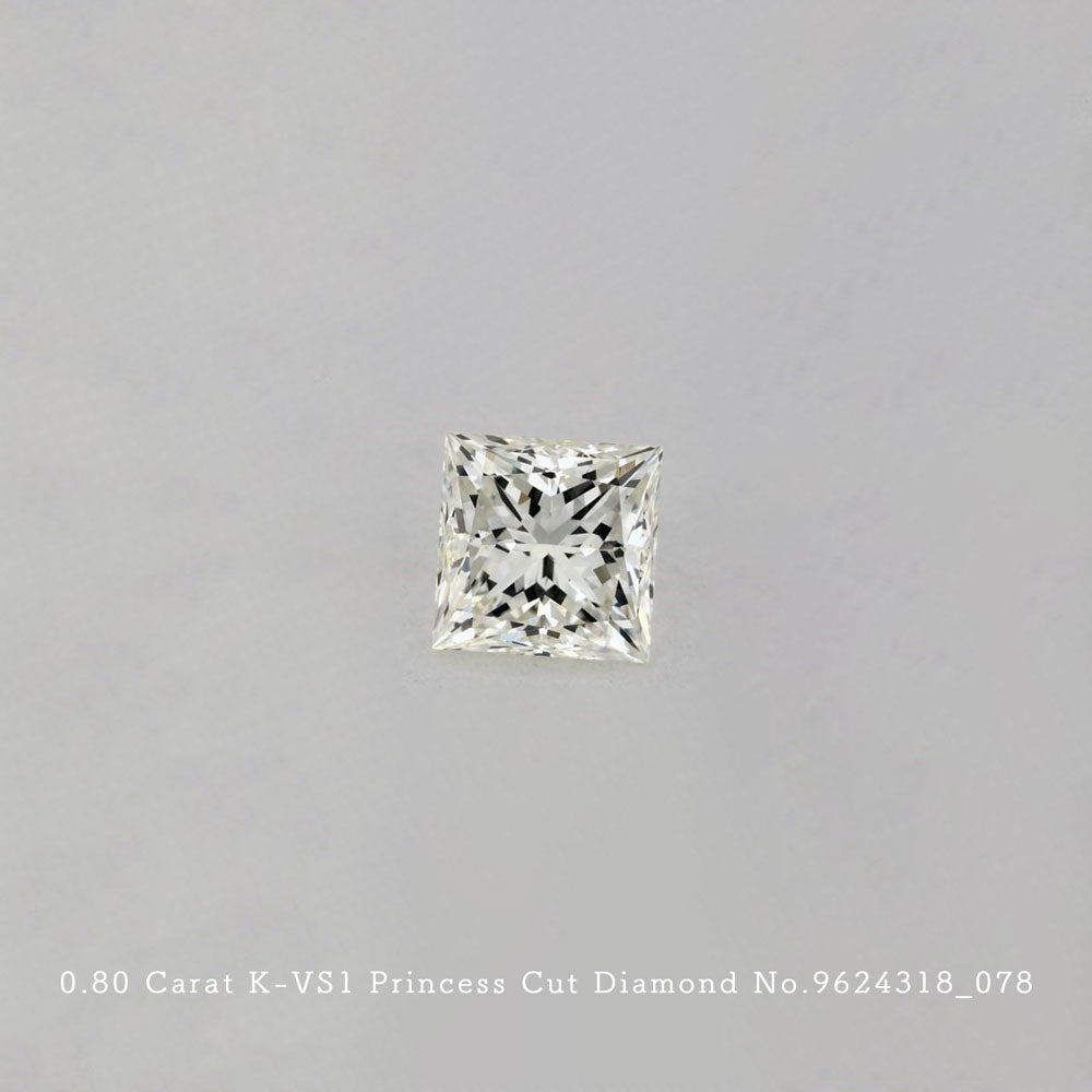 0.80 Carat K-VS1 Princess Cut Diamond [9624318_078]