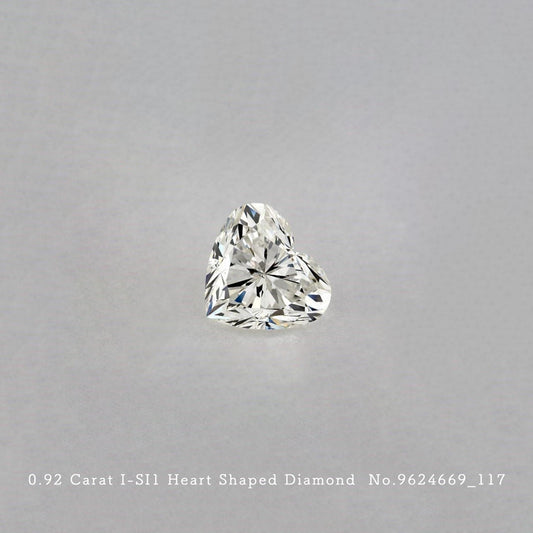 0.92 Carat I-SI1 Heart Shaped Diamond [9624669_011]