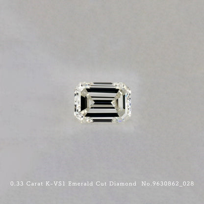 0.33 Carat K-VS1 Emerald Cut Diamond [9630862_028]