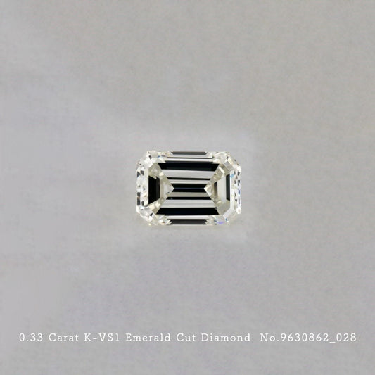 0.33 Carat K-VS1 Emerald Cut Diamond [9630862_028]