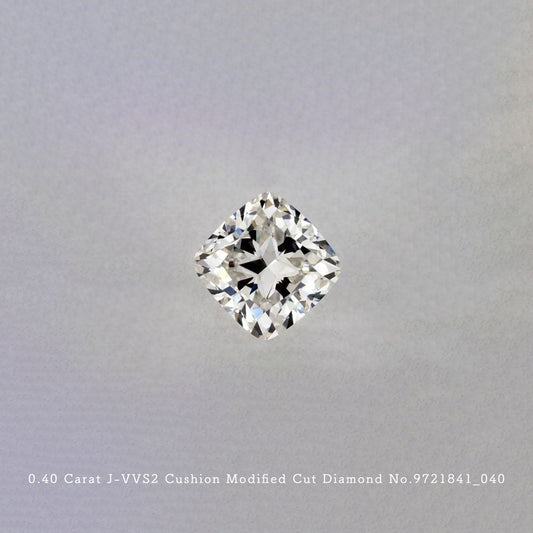 0.40 Carat J-VVS2 Cushion Modified Cut Diamond [9721841_040]