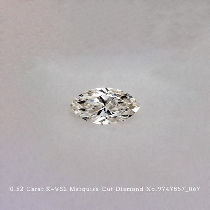 0.52 Carat K-VS2 Marquise Cut Diamond [9747857_067]