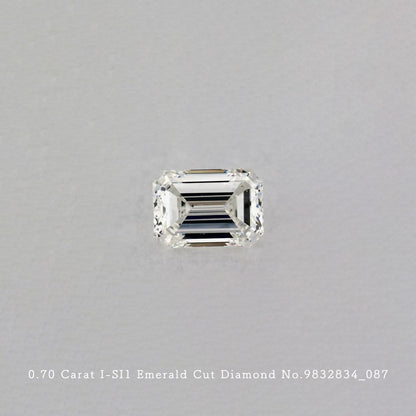 0.70 Carat I-SI1 Emerald Cut Diamond [9832834_087]