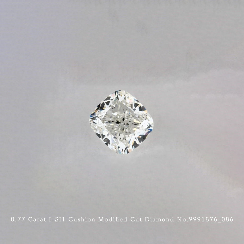 0.77 Carat I-SI1 Cushion Modified Cut Diamond [9991876_086]