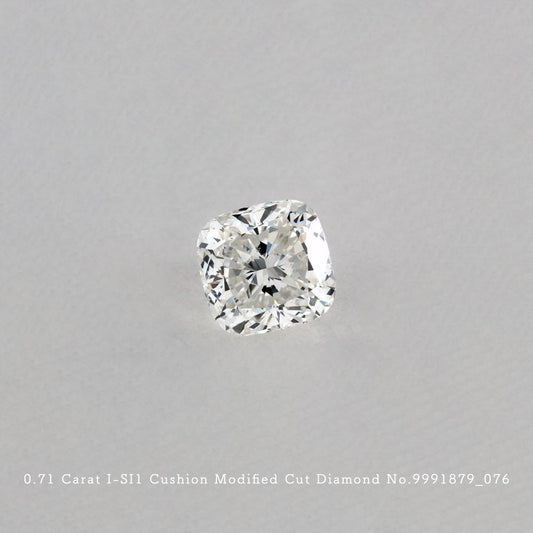 0.71 Carat I-SI1 Cushion Modified Cut Diamond [9991879_076]